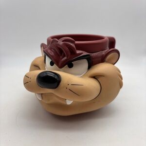Looney Tunes Taz Tazmanian Devil Plastic Collectible Character Mug